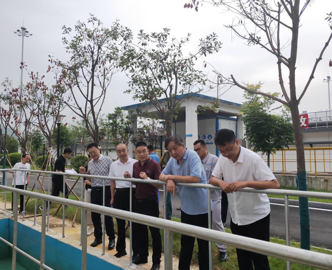 陕西省生态环境厅商洛督察局局长张建国到水环境公司商南县污水处置厂调研 陕西省生态环境厅商洛督察局局长张建国到水环境公司商南县污水处置厂调研